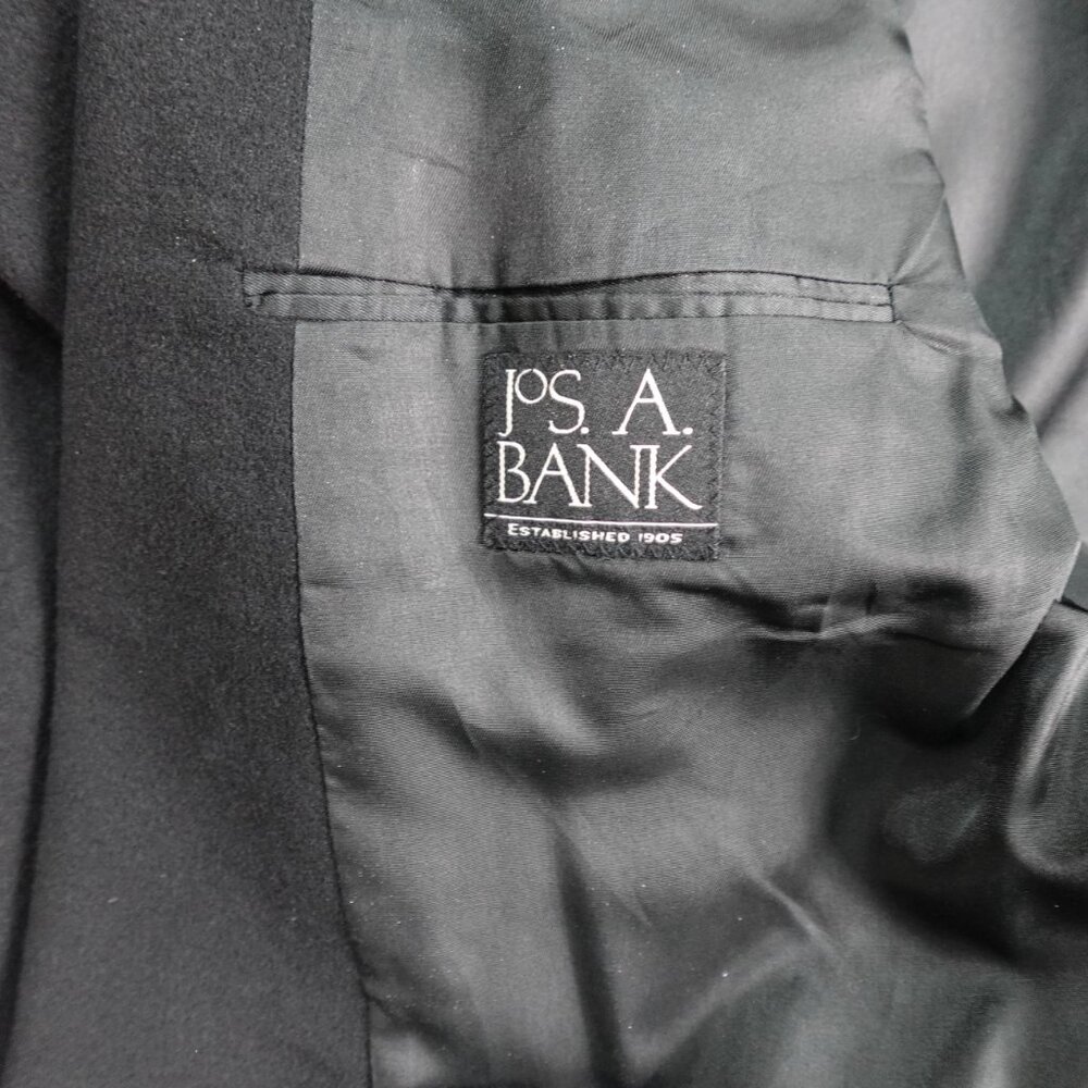 Jos. A. Bank 100% Cashmere Traditional Fit Sportcoat Jacket Blazer, Black  50XL - Picture 5 of 6